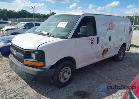2007 Chevrolet Express Work Van из США, поврежденный, VIN 1GCGG25V471204668